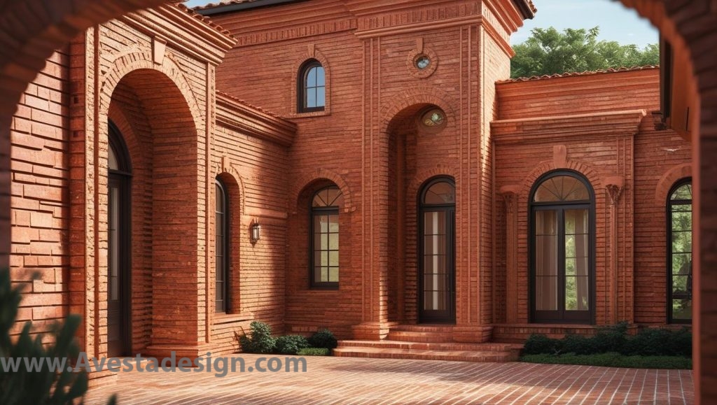 طراحی نمای ساختمان معماری ایرانی
